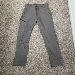 Grundens Mens Kryall Pants Weather Medium Smoke